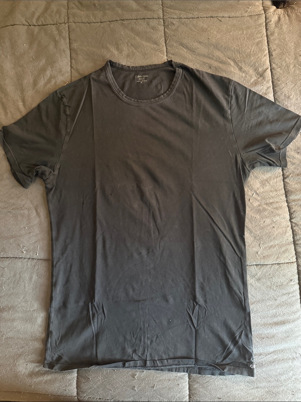 Vintage Calvin Klein Stretch 365 shirt in black. From approximately 2006.